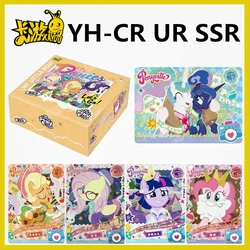 OriginaI My Little Pony seria filmowa 1. karta kolekcjonerska CR UR SSR brązujące fiszki zabawki dla dzieci prezent urodzinowy