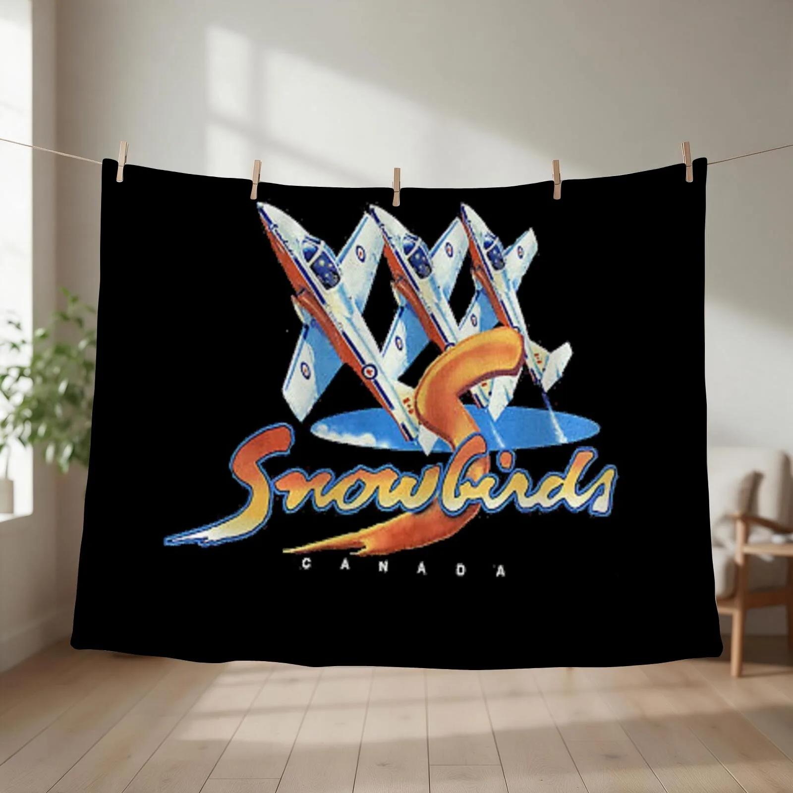 Royal Canadian Air Force Snowbirds Throw Blanket Vintage Winter beds sofa bed Decorative Throw Blankets