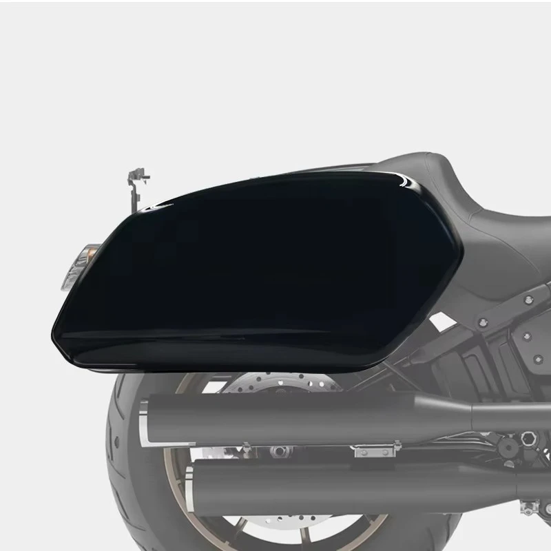 Gloss Black Saddlebags Fit For Harley Softail Low Rider ST FXLRST 2022-2024