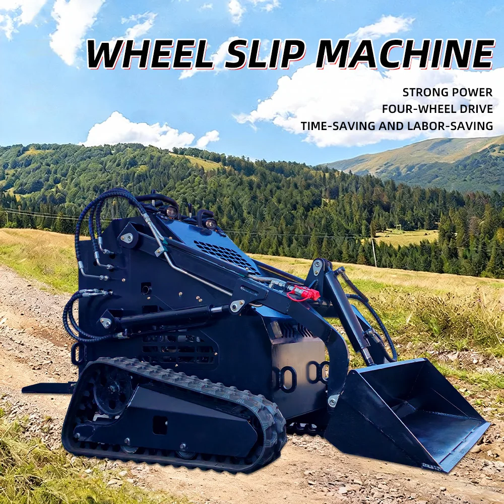 

Construction & Agriculture Track Loader - Snow Removal/Digging/Loading All-in-One Track Skid Steer Loader Diesel Engine CE Certi