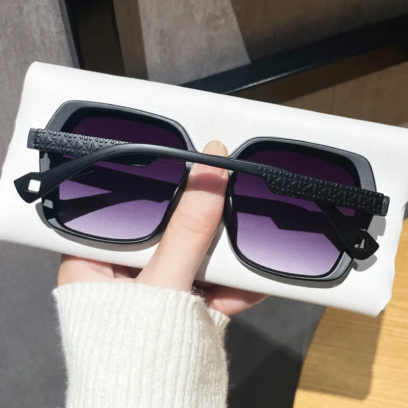 2024 New Oversize Designer Women Sunglasses Luxury Brand Female Sun Glasses Square Unisex Glamour Eyewear UV400