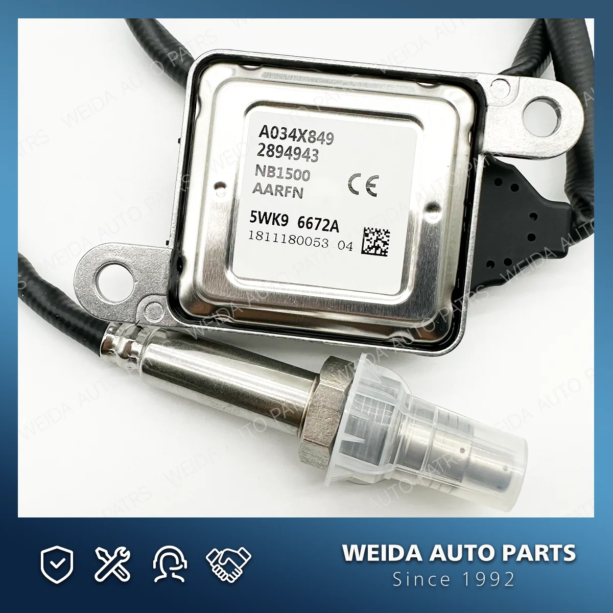12V 5WK06672A 2894943  A034X849 5WK96672A Nox Sensor for Cummins
