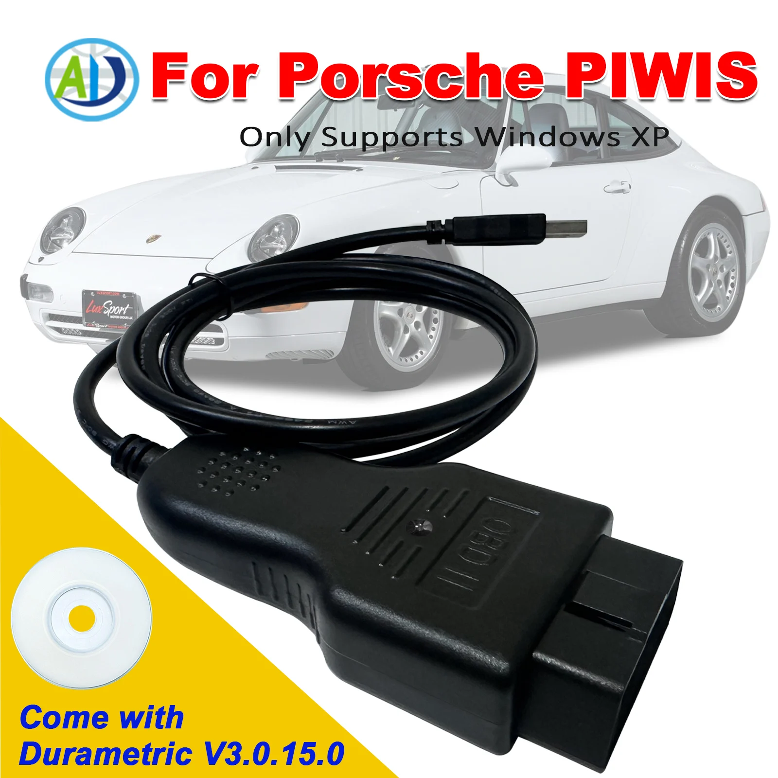 For Porsche PIWIS OBD2 Diagnostic Tool With Durametric V3.0.15.0 Code Reader for 911 Turbo/Carrera, Boxster, Cayenne, Cayman