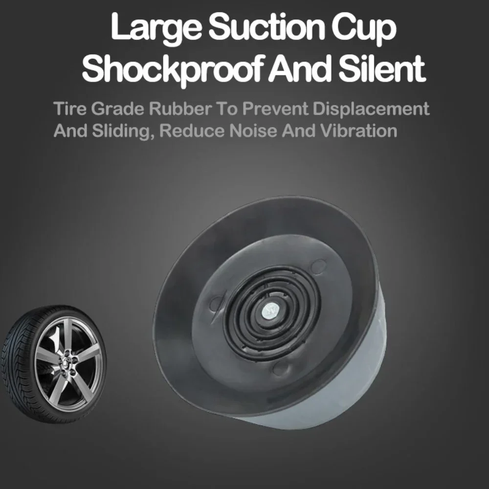 4pcs Anti Vibration Feet Pads - Rubber Slipstop Silent Dampers for Washing Machine Refrigerator Furniture