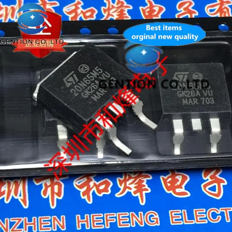 

10PCS STB20N65M5 20N65M5 TO-263 650V 18A in stock 100% new and original