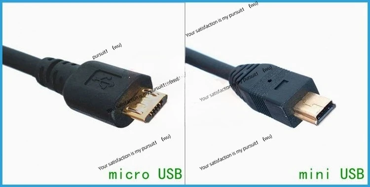 ZOCI-25cm Micro Mini USB Cable 5 Pin Male to Male USB 3.1 Type C Elbow to Mini Micro USB 2.0 OTG Data Adapter Converter
