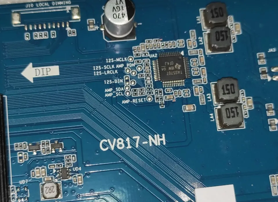 Motherboard TV CV817-NH CV817-VH membutuhkan catu daya siaga yang baik dan bekerja dengan baik