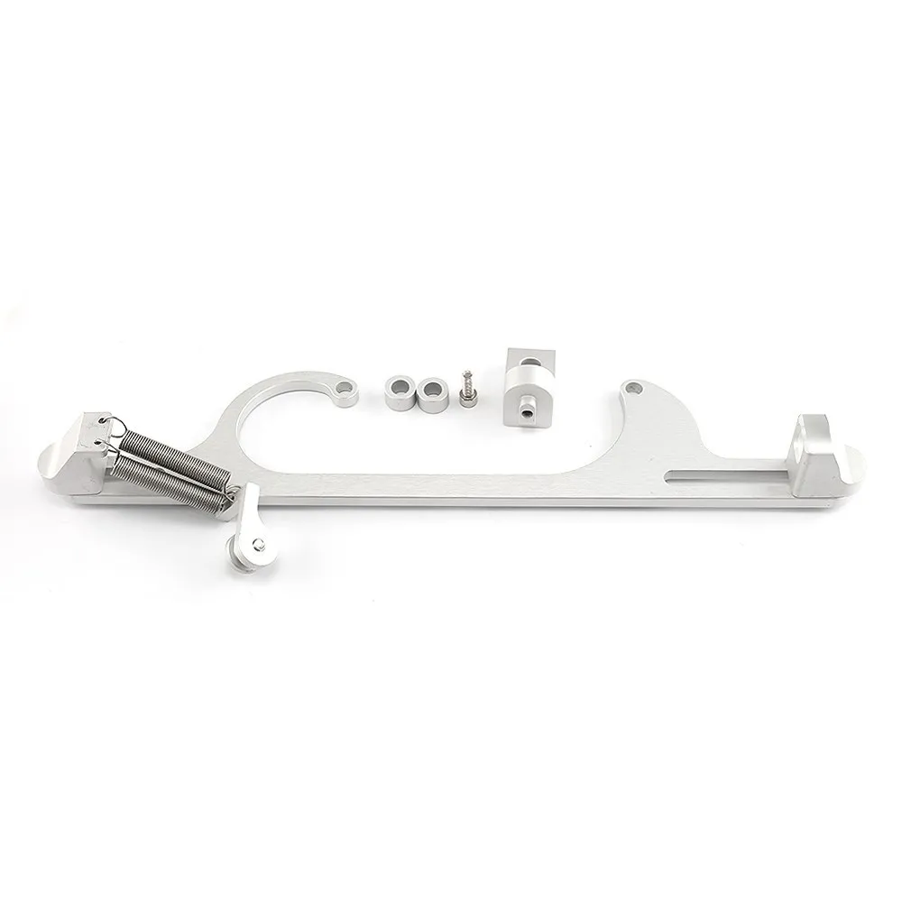 1 pc 4150 e 4160 boleto de alumínio suporte do cabo do acelerador para ford cabido rápido combustível carburador 350 ff