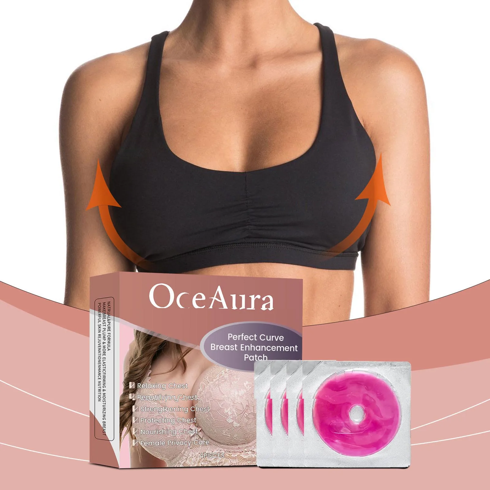 

Perfect Curve Breast Enhancement Patch, Upper Body Skin Daily Care Patch, Helps Maintain Skin Elasticity and Texture