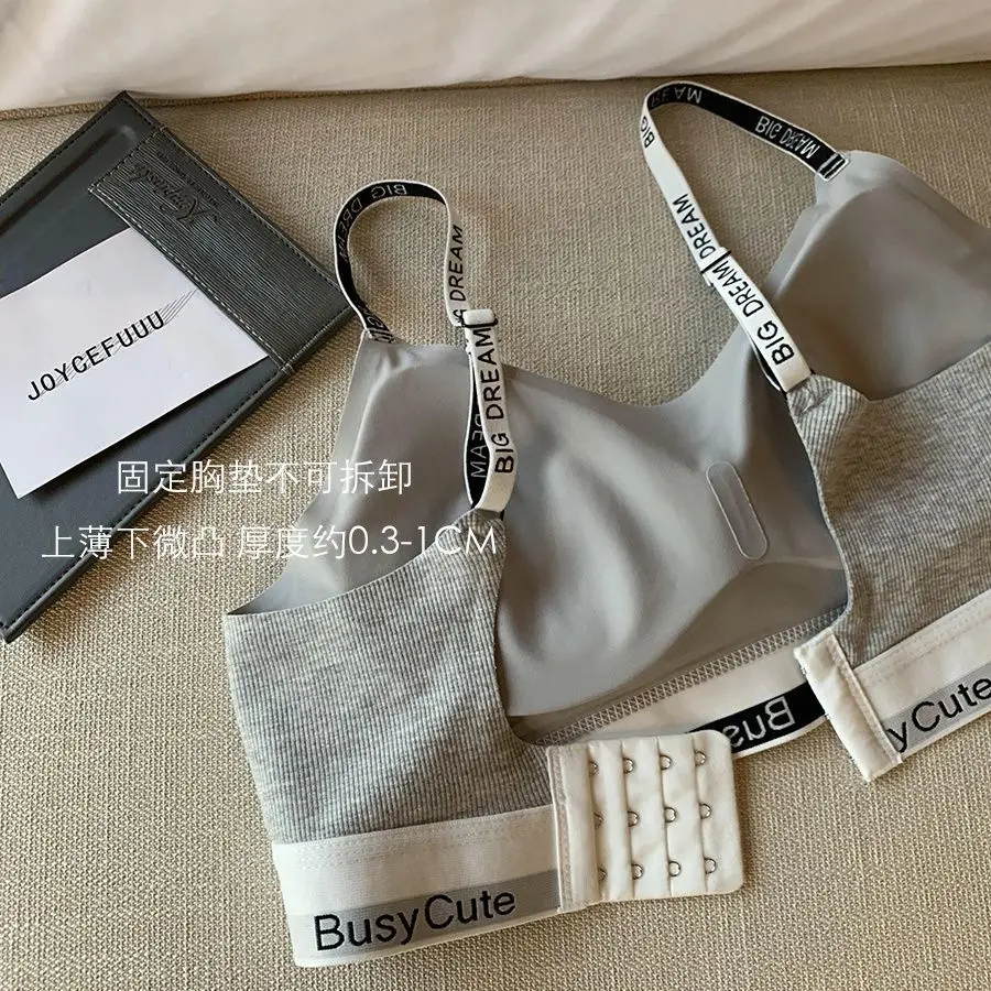 Nová pohodlná sportovní podprsenka bez výztuh, neklouzající, pro ženy - náhled 3