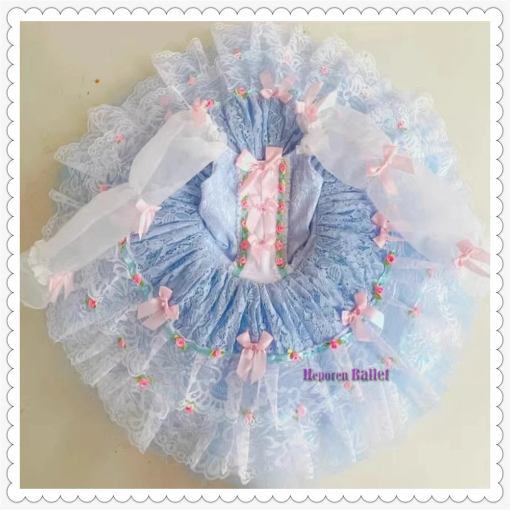 

Детское балетное платье-пачка для девочек, костюм Спящей красавицы, наряд для выступления «Синий птичка», сценический костюм, юбка-пачка