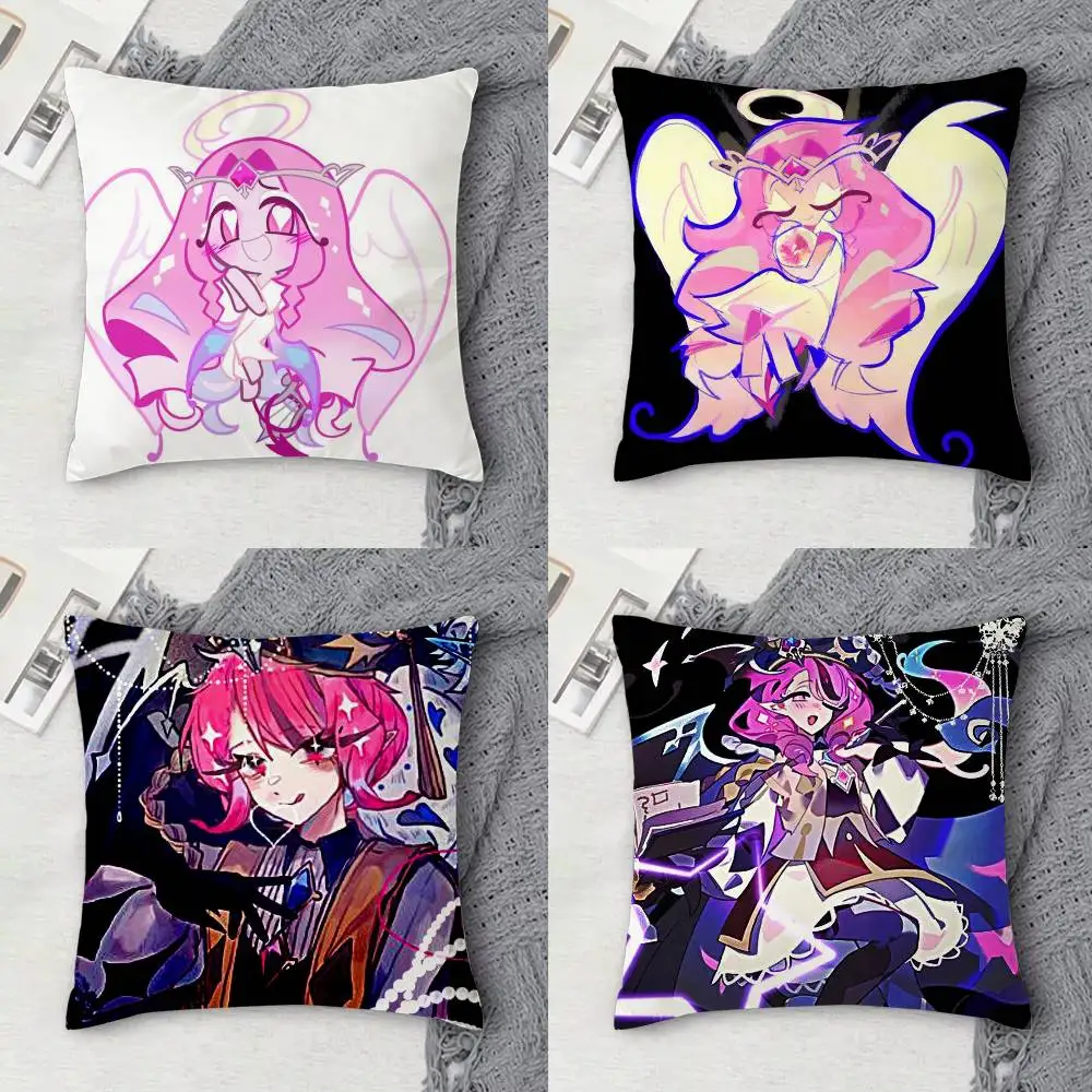 

Eternal Sugar Cookie Tinplate Double-sided Printed Square Decorative Cushion Cover for Sofa Living Room Home Decor