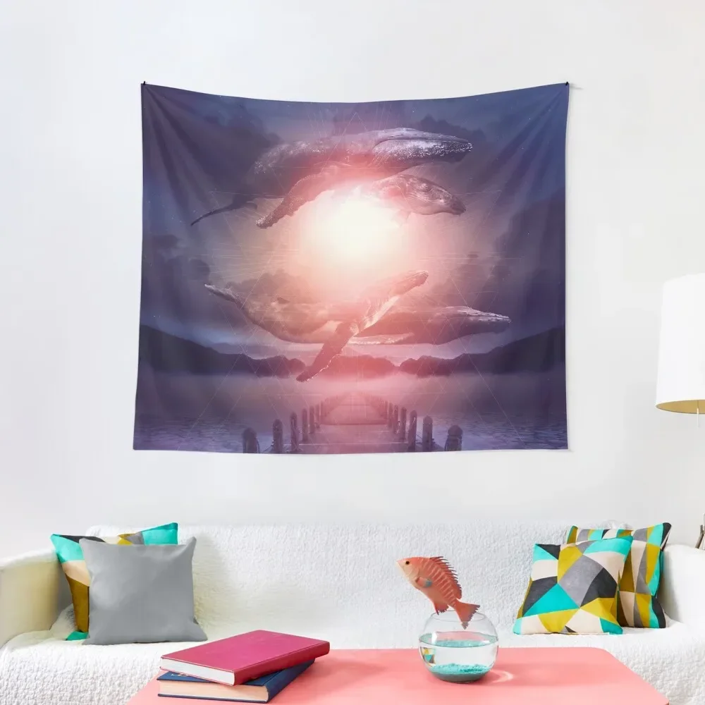 

Space Between Dreams and Reality Tapestry Mushroom Aesthetic Home Decor Wall Coverings Tapestry