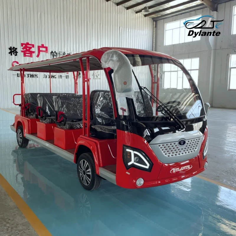 

New 14-Seat Economical And Practical Sightseeing Car, Mini Car, Tourist Attraction Multi-Purpose Car, Electric Passenger Shuttle