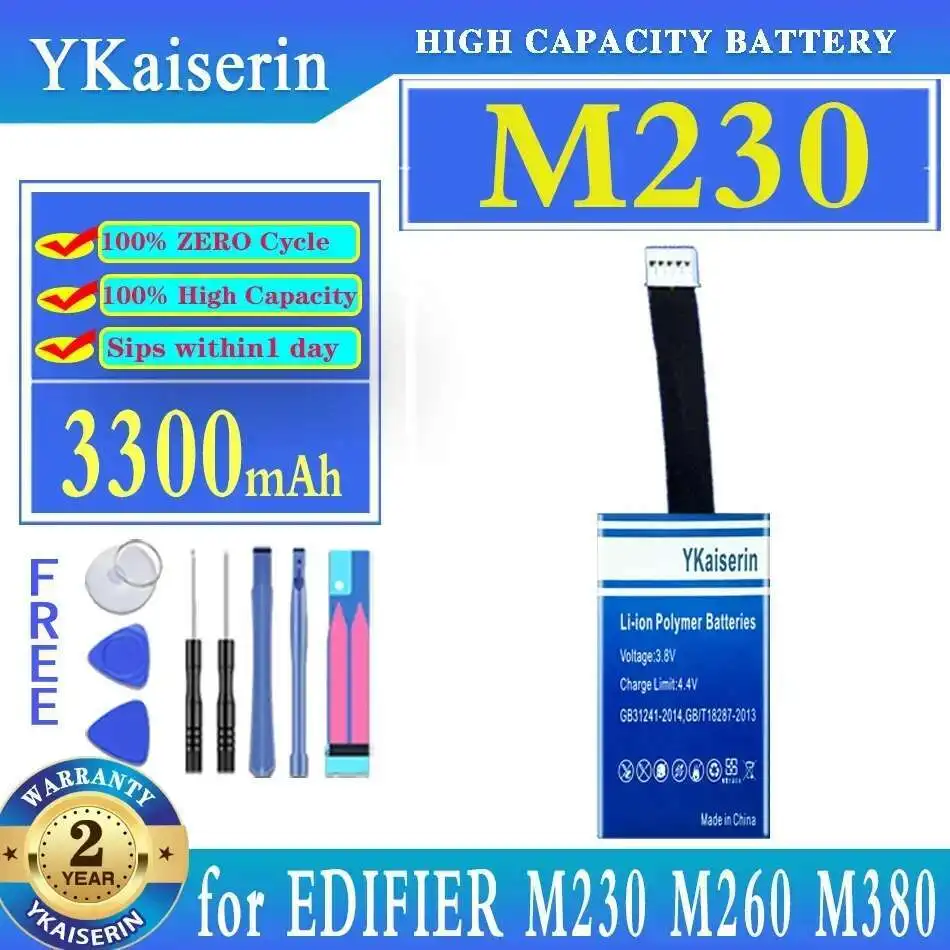 

Durable 3300Mah For Edifier M230 M260 M380 Bluetooth Speaker High-Efficiency Battery