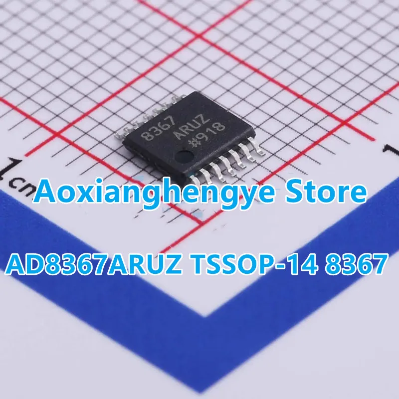 1PCS AD8367ARUZ-RL7 TSSOP-14 8367ARUZ 500 MHz, Linear-in-dB VGA with AGC Detector