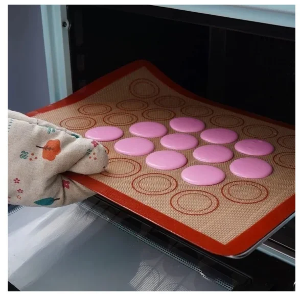 42x30cm Culinary Glass Fiber Silicone Mat Power To Use in Oven Home-Neverdie Store