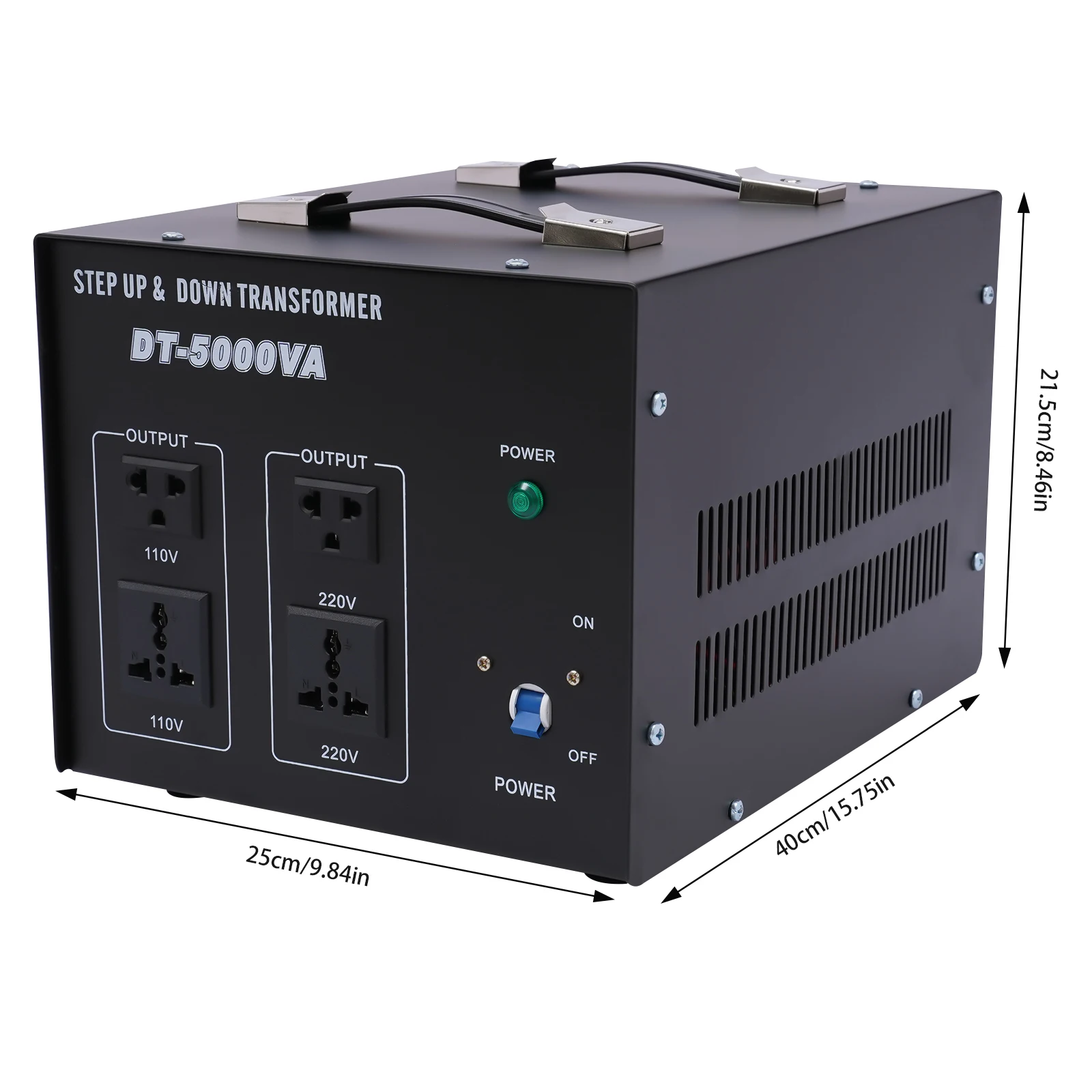 1000/2000/3000/5000W Transformator 220V naar 110V AC Voltage Converter Thuis voeding US/EU/UK/JP Socket/Plug Overdracht - afbeelding 1