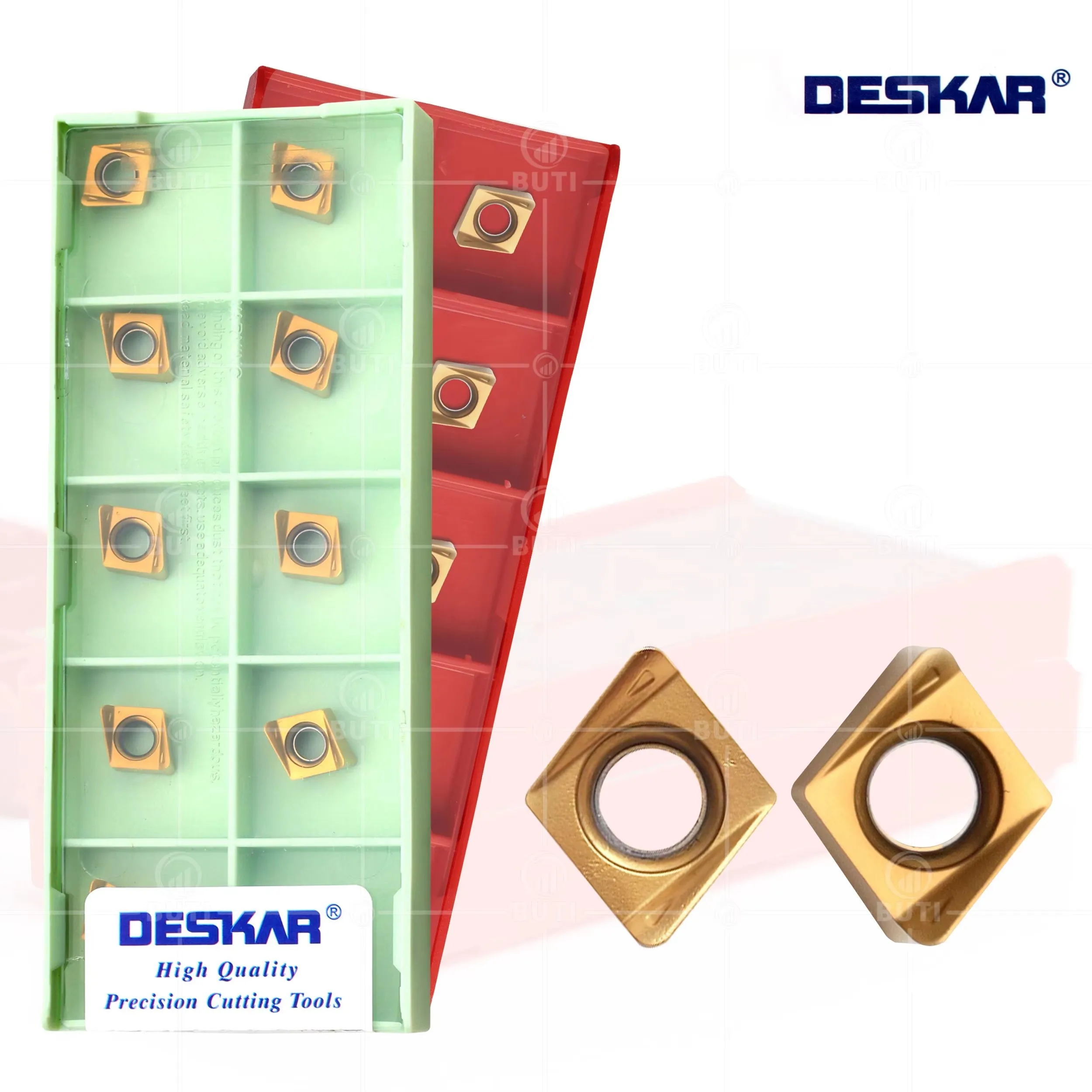 

DESKAR 100% Original 4NKT060308R-ML LF6028 LF6028S CNC Lathe Milling Turning Tools Fast Feed Mill Inserts For Processing Steel