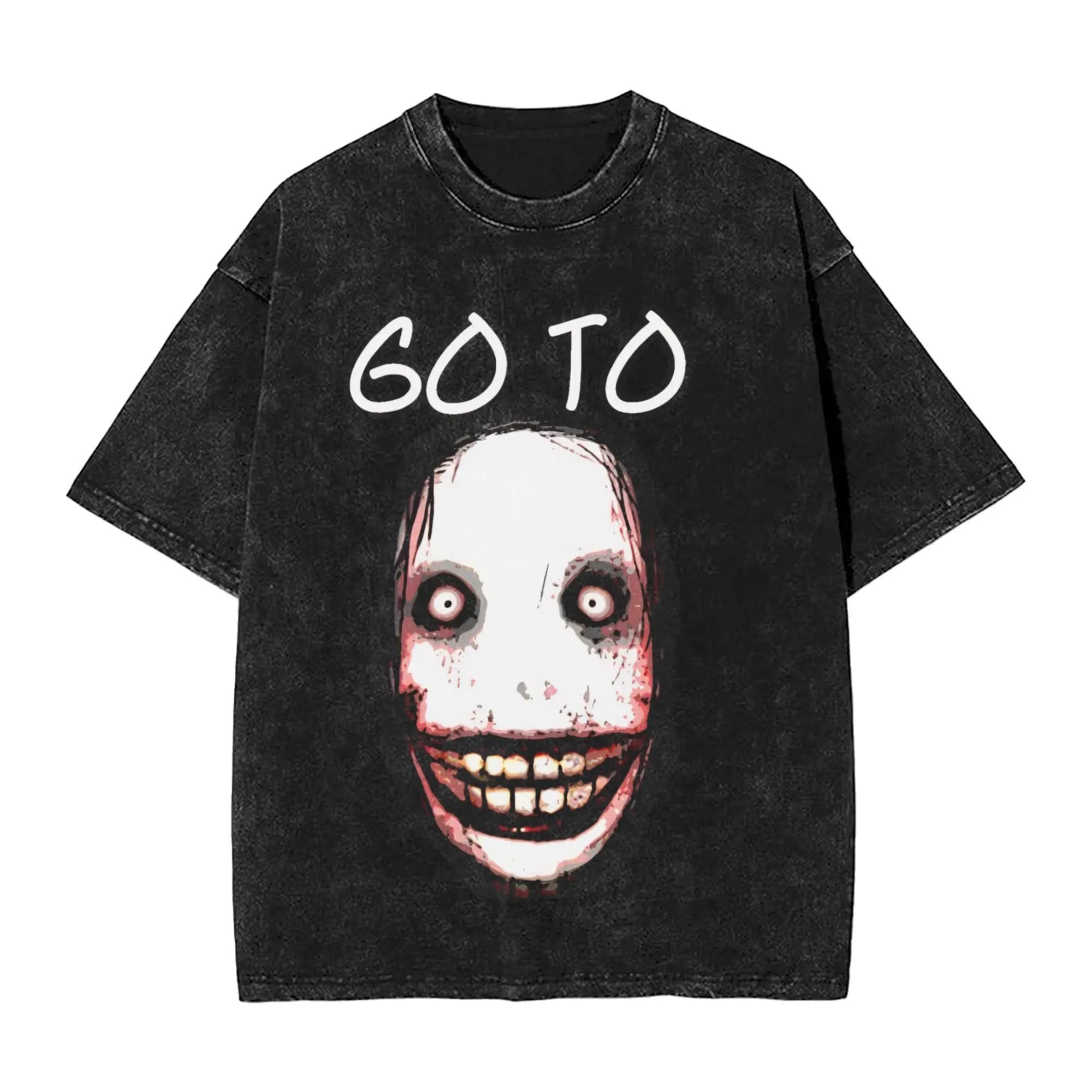 Jeff the Killers   T Shirt Men's  Pure Cotton Novelty T-Shirt Crew Neck  Tee Shirt Short Sleeve Clothing Plus Size