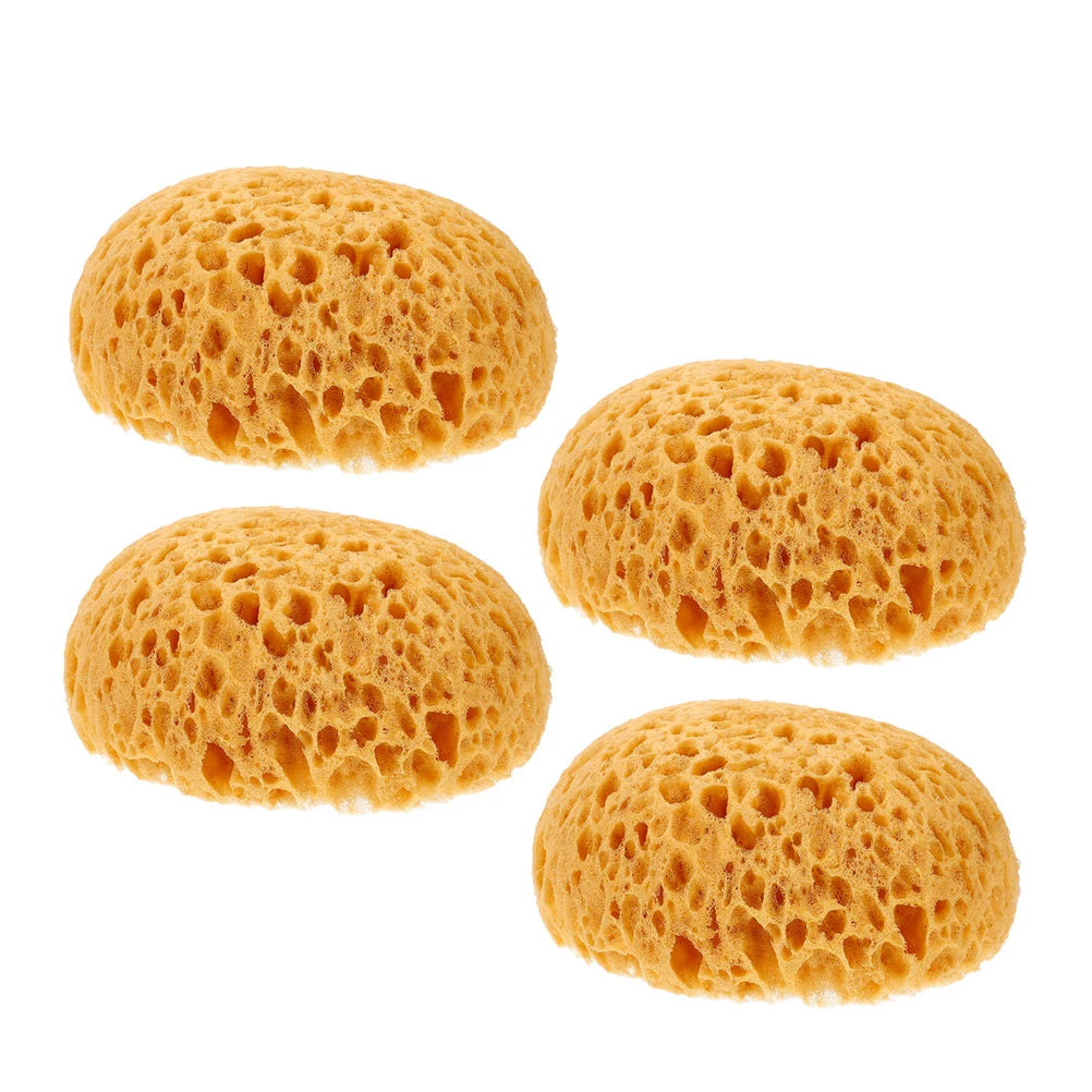 

4 Pcs Textured Sponge Wall Stickers Sponges Drywall Roller Clean Repair Diy Repairing