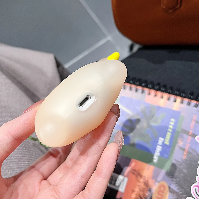 Чехол «Утка» с изменением цвета для Apple Airpods 4, 3, 2, 1 поколения, защитный чехол для AirPods Pro 2-го 1-го поколения Pro2 Creative