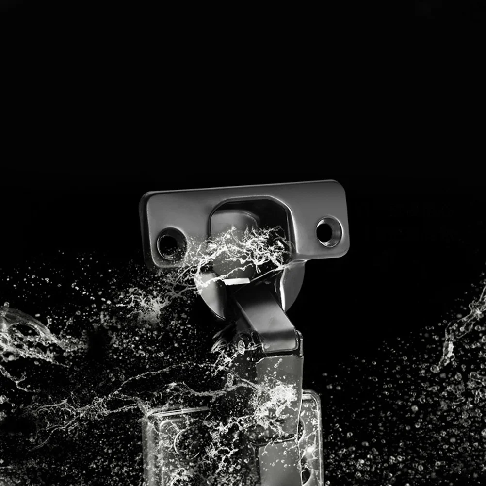 

2pcs Stainless Steel Cabinet Hinges Durable Hydraulic Damp Buffer For Furniture Door Replacement Sturdy Hardware Accessory