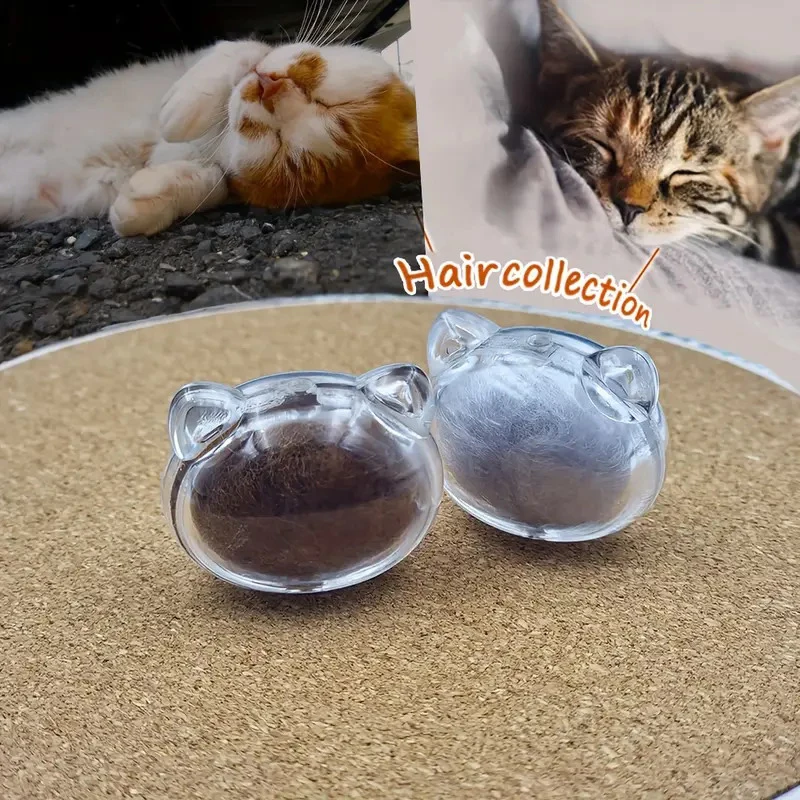 Puppy/cat Hair Memorial Keepsake Capsule Pet's Dog/cat Fur Container Pet Hair Storage Keychain Decor Pet Lovers Pet Souvenirs