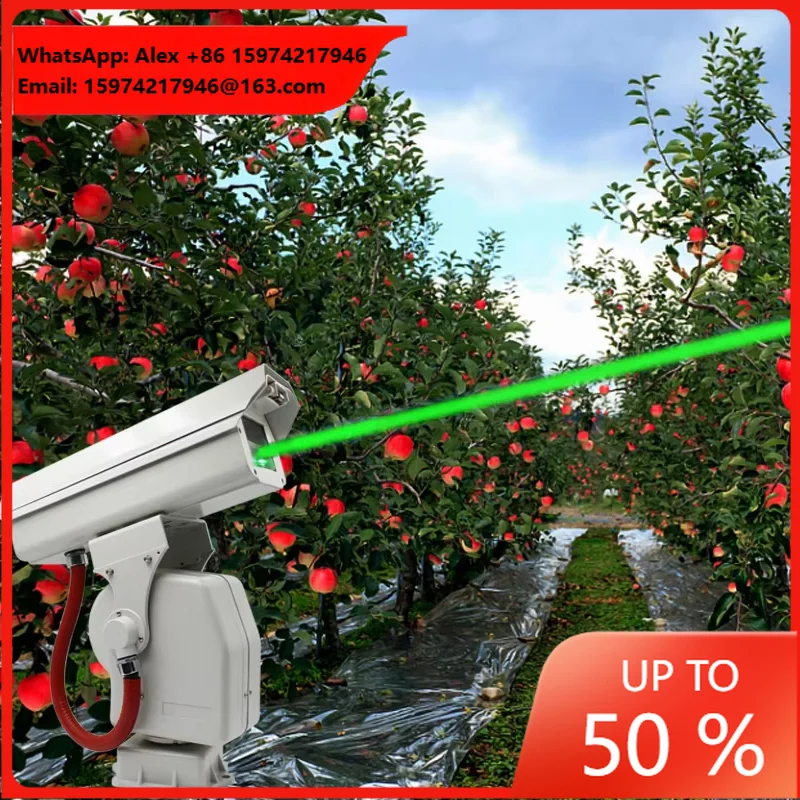 2025 AI Smart Bird Repellent 1W Strong Green Laser Suitable For Airport Substation Farmland Garden Warehouse To Keep Birds Away