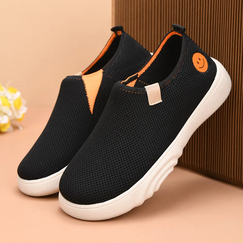 Summer New Old Beijing Cloth Shoes For Women Middle Aged Lightweight Comfortable Casual Shoes One Step Walking Shoes For Girl