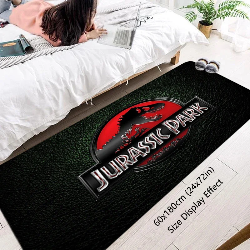 Door Mat Room Jurassic Park Rugs Foot Carpets Bedside Doormat Bath Rug Floor Mats Non-Slip Kitchen Carpet Hallway Mat Home Decor