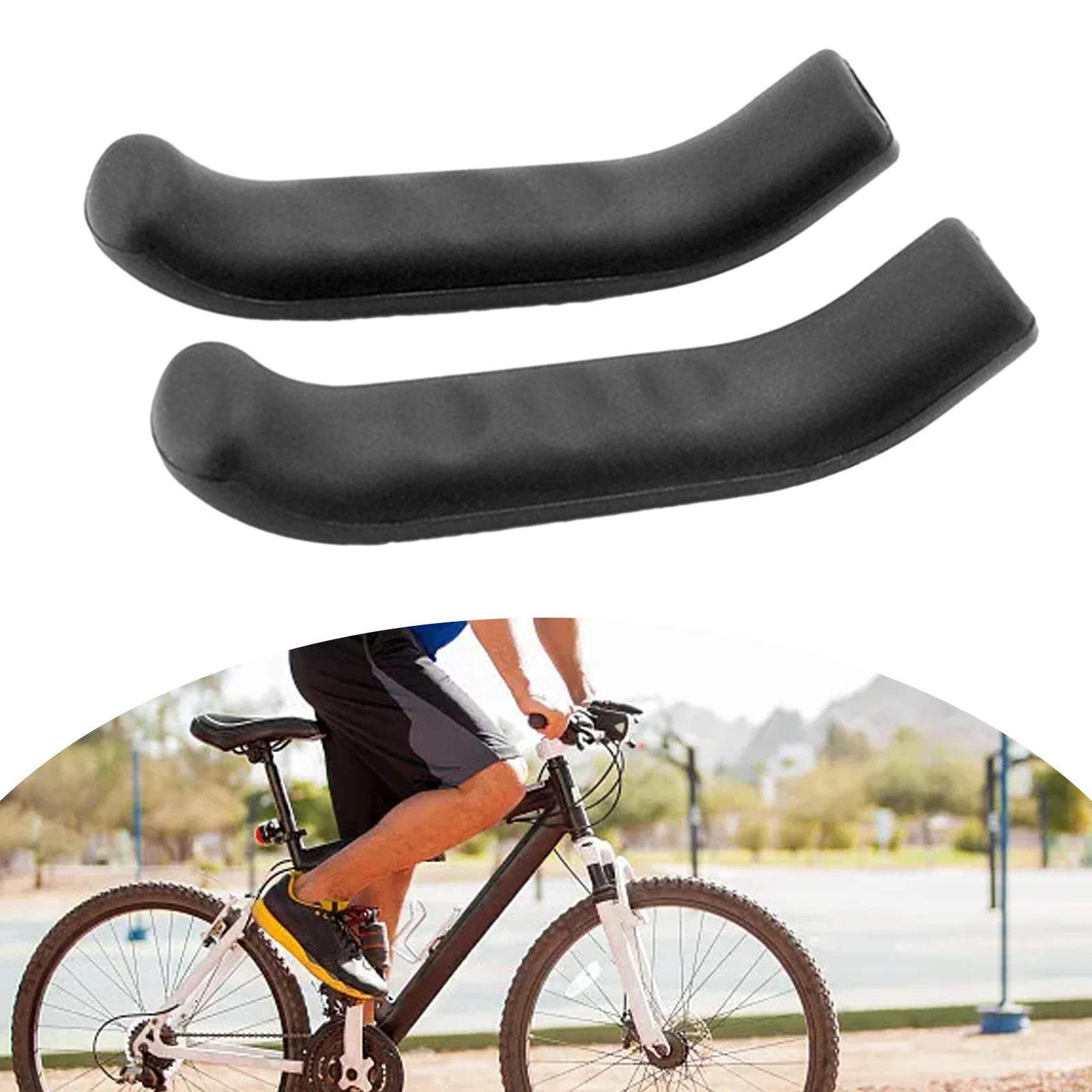 Antiskid TPR Brake Lever Covers for Enhanced Control on Mountain and Road Bikes 1 Pair of Essential Accessories