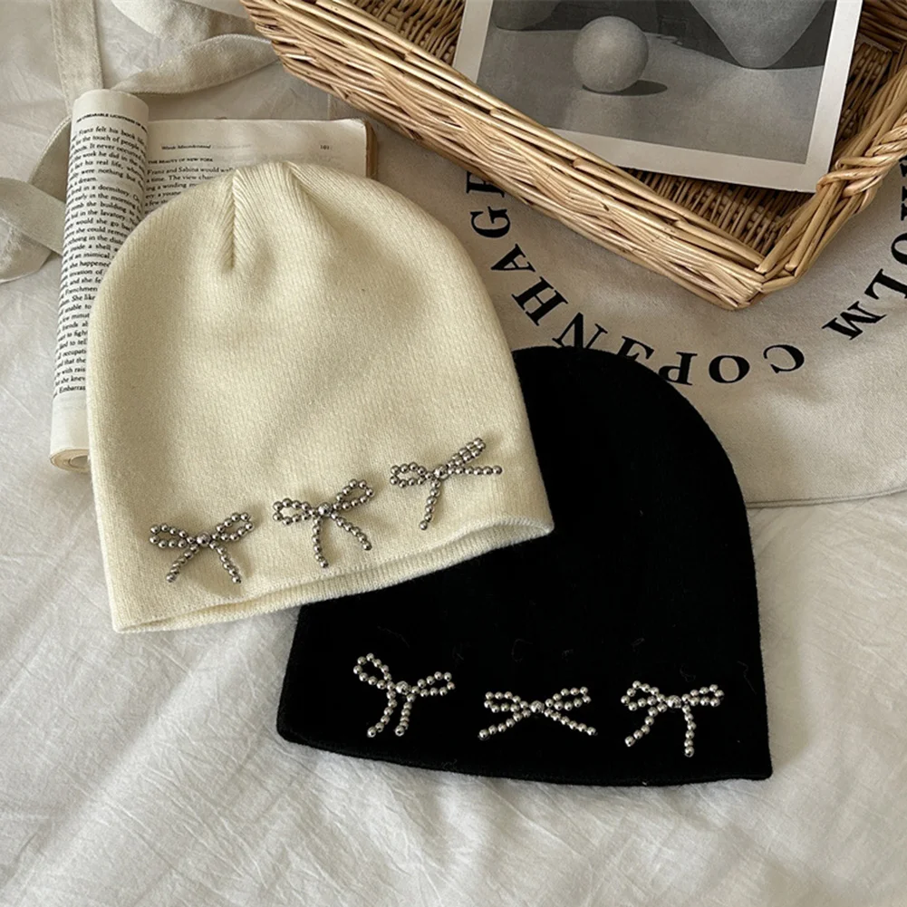 Autumn Women Knit Hat Windproof Warming Outdoors Beanie Gift For Birthday Christmas image 6