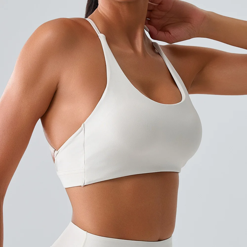 

Women’s Sports Bra, Push Up Shockproof Yoga Bra, Backless Sexy Gym Vest,Fitness Running Workout Bra, Breathable Sports Underwear