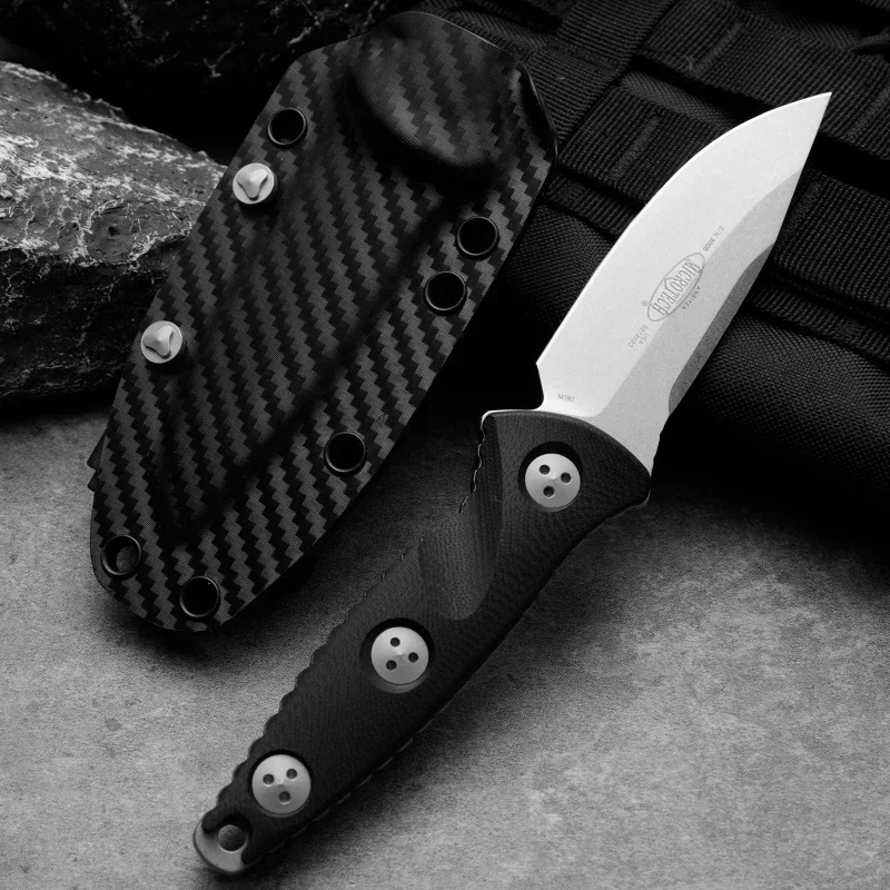 Уличный нож HUANGFU M390 из порошковой стали с ручкой G10 для охоты и приключений выживания
