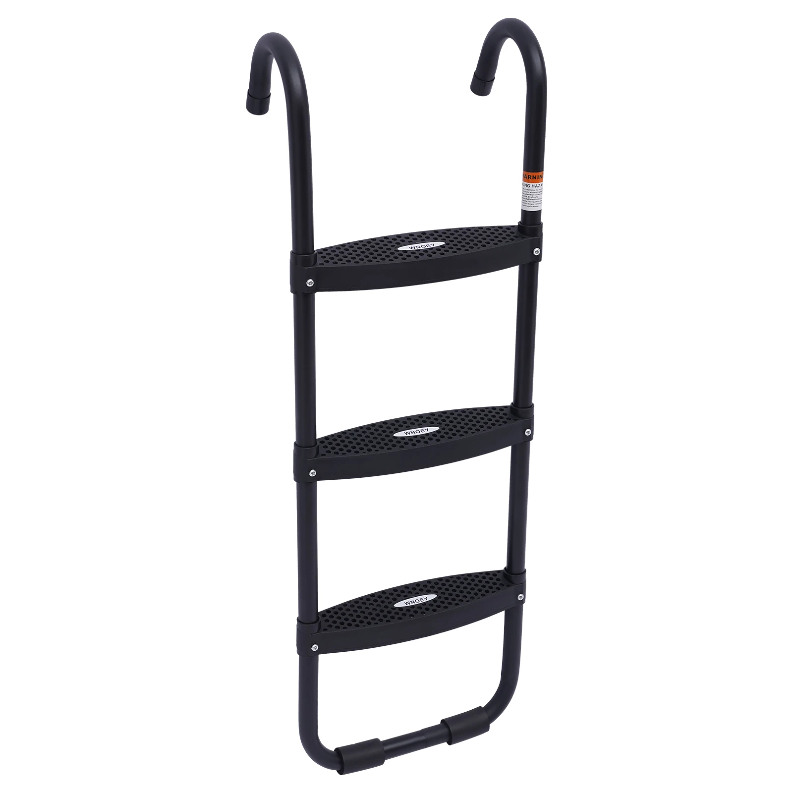 2/3-steps Universal Trampoline Ladder 165lbs Load Suitable For Round And Rectangular Trampolines With A Diameter Of 6-16ft