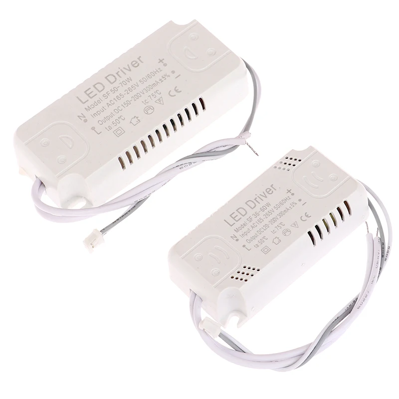 Controlador LED Placa de 300mA 8-24W 20-36W 30-50W 36-60W 50-70W 60-80W Unidad de fuente de alimentación LED Iluminación para luz LED del controlador
