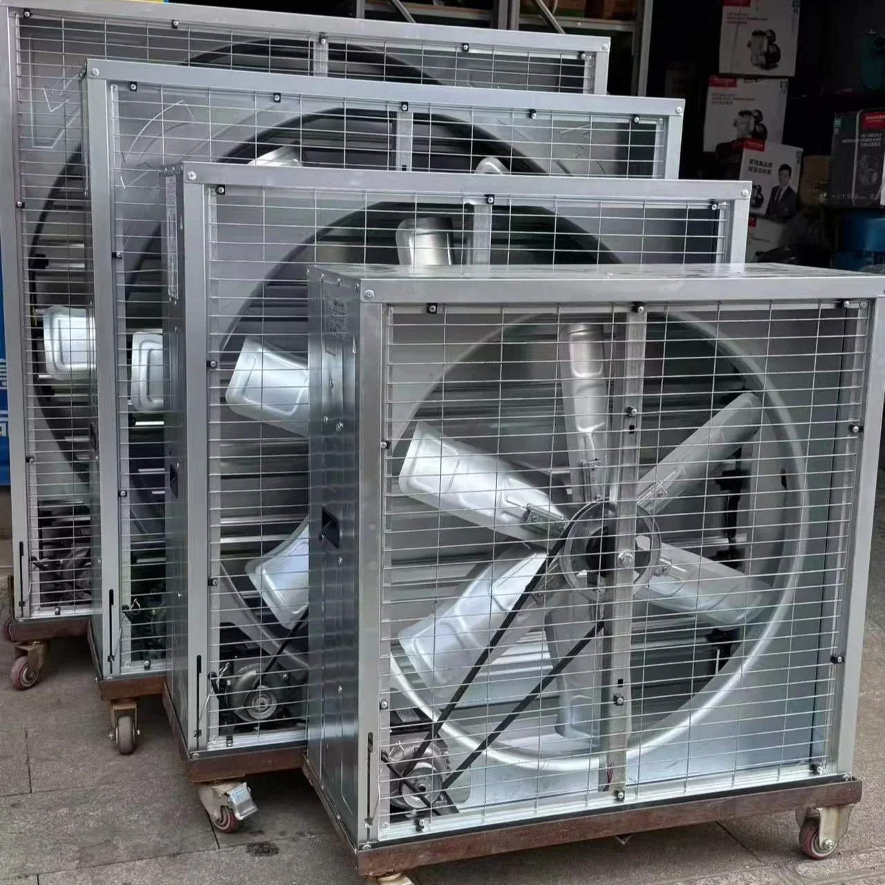 Exhaust Fan for Greenhouse Factory Ventilation Strong Durable Push-Pull Type Negative Pressure Cooling Fan OEM Customizable