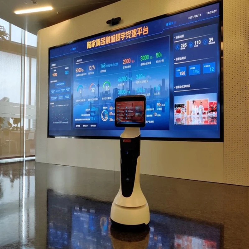 وصول جديد روبوت توصيل الطعام المستقل يخدم الروبوتات المطاعم روبوت #5