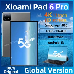 2024 Original Global Version Snapdragon 888 Tablet PC Pad 6 Pro Android 13 10000mAh RAM 16GB ROM 1TB 5G HD 4K Screen WIFI Mi Tab