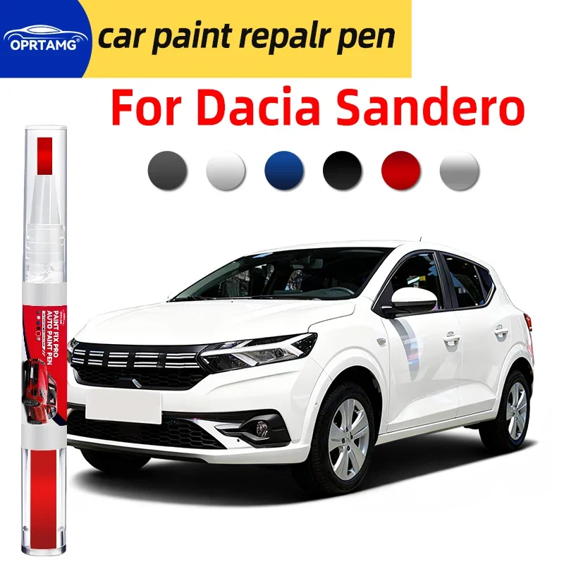 Caneta de Reparo de Pintura Automotiva para Dacia Sandero 2008-2025, Caneta de Tinta para Carro, Reparo de Arranhões Automotivos, Acessórios Automotiv