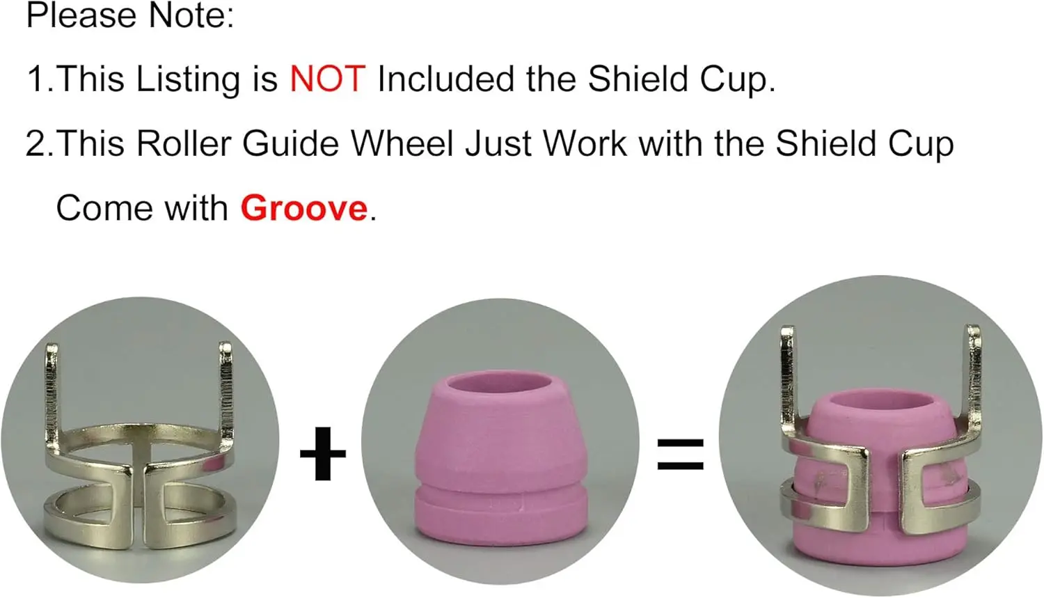 RIVERWELD WSD-60P P60 Plasma Cutting Torch Spacer Stand Off Guide for CUT-60 LGK-60 Plasma Cutter Pilot Arc Starting Pack of 5