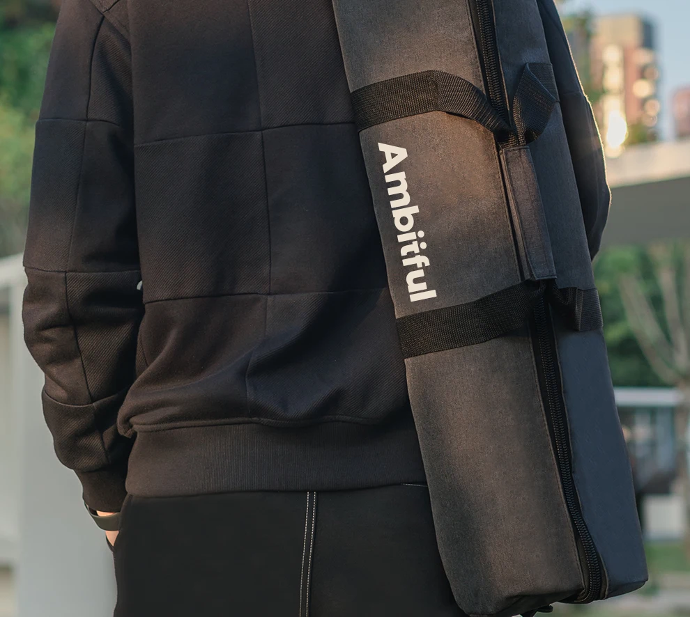 NEUE 50/60/70//80/90/100/110/120/130/140cm Einbeinstativ-Stativtasche Tragbare Schultergurt-Tragetasche TB PRO für gepolsterte Lichtstative – Detail 20