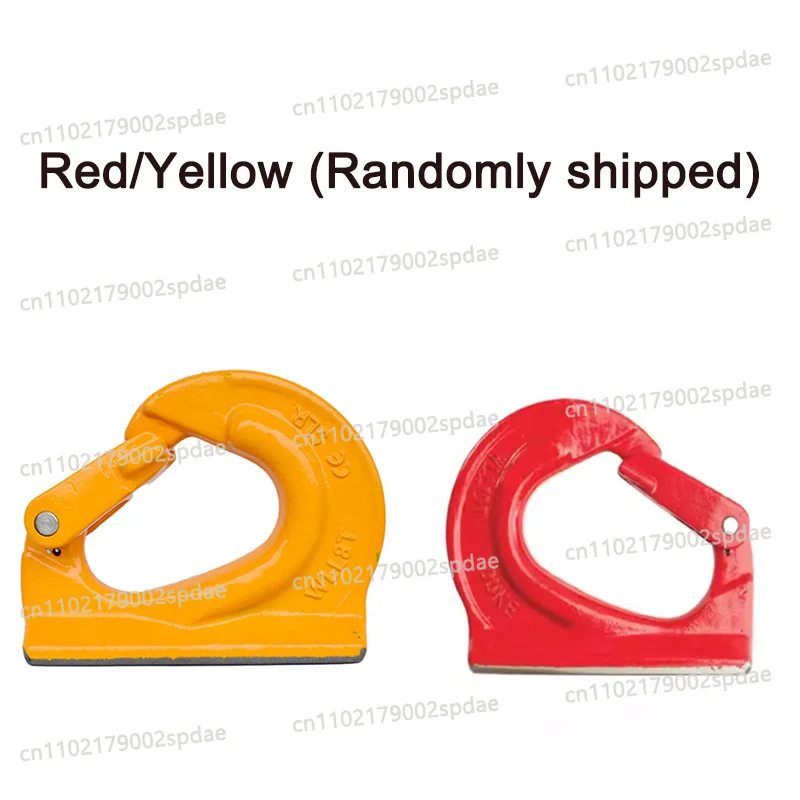 Welded Excavator Lifting Back Hook Heavy Duty Trailer Bucket Towing Hoisting Hook For Engineering Machinery Rigging
