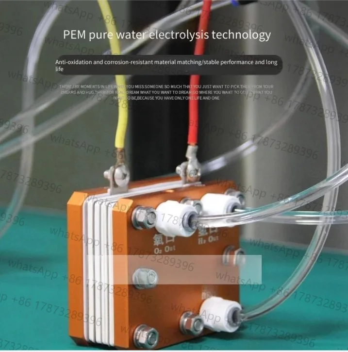 20A PEM Electrolysis Cell Pure Water Electrolysis Hydrogen Absorption Machine Hydrogen Rich Water Machine Electrolysis Cell