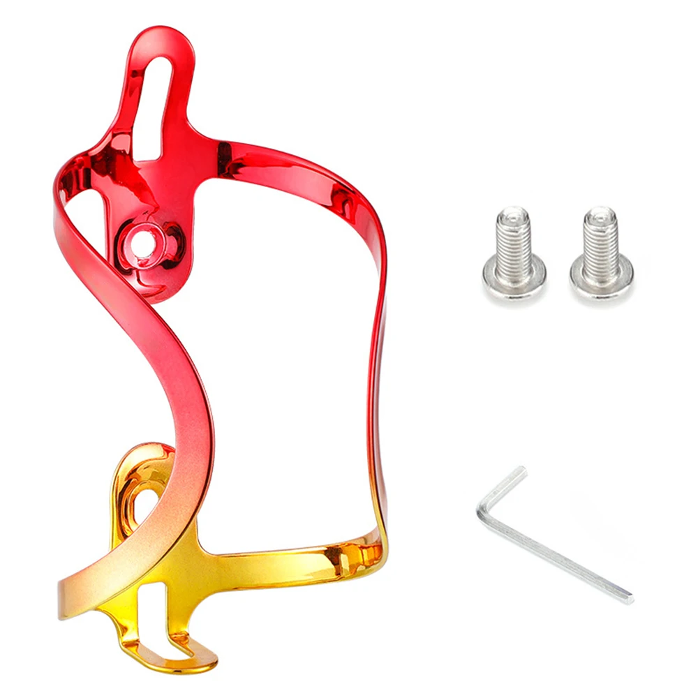 Cycling Bottle Cage Aluminum Material with Compact Dimensions 15x8x8cm and Secure 360 Degree Bottle Holding Design