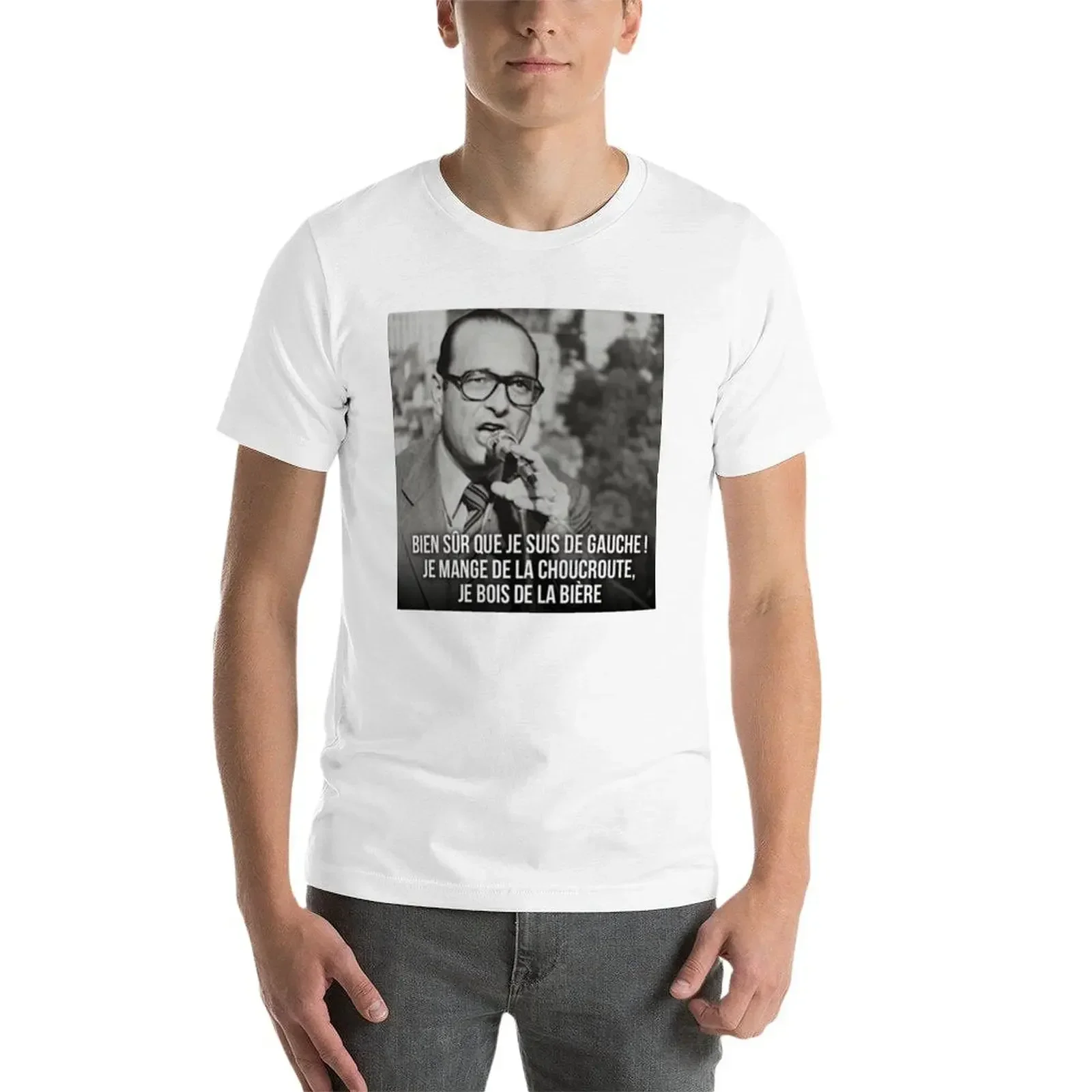 Jacques Chirac french swag T-Shirt boys whites new edition t shirt for men