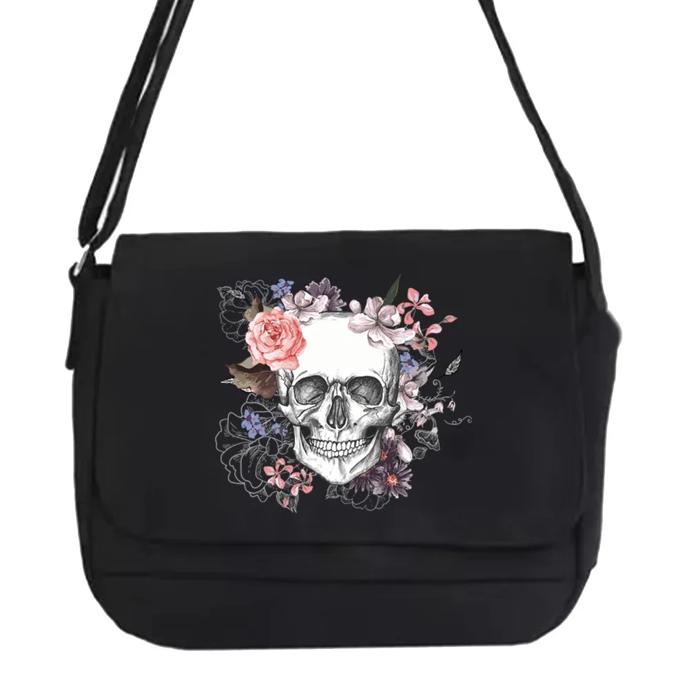 2023 Women Crossbody Bags Simple Canvas Shoulder Bag ese Casual Version Wild Messenger Packet Color Print Shopper Organizer