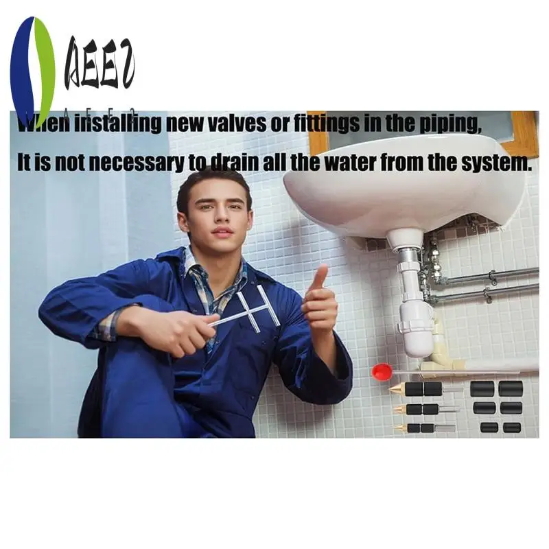 

AEE2-Набор пробок для водопроводной трубы - Иглы для остановки горячей воды для быстрого ремонта водопроводной линии - Обустройство дома из нержавеющей стали