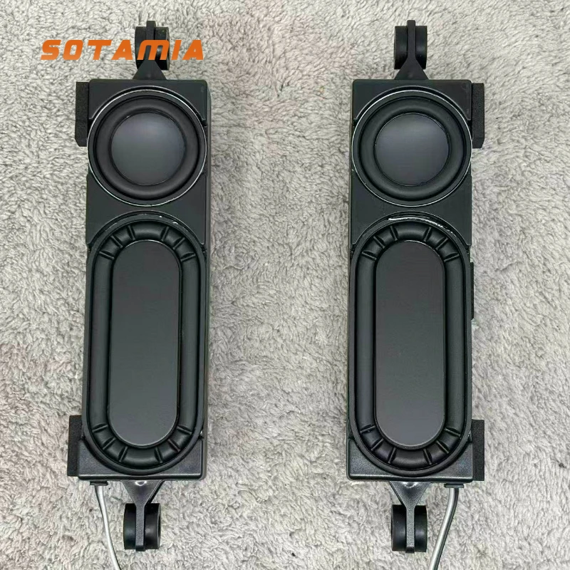 SOTAMIA 2pcs 1.5 Inch 40mm Full Range Passive Speaker 6 Ohm 10W Bass Diaphragm Smart Voice Speaker for Power Amplifier